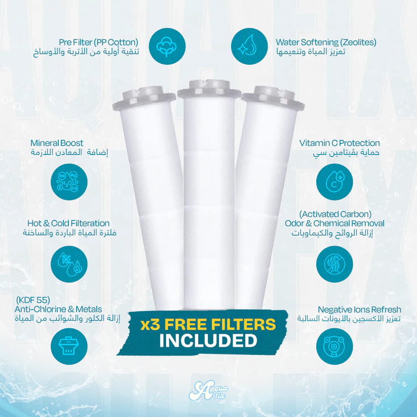 Riva™ 3S-Pro Shower Head Filter